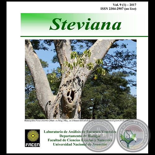 REVISTA STEVIANA - VOLUMEN 9 (1) - AÑO 2017 - Publicación del Herbario FACEN